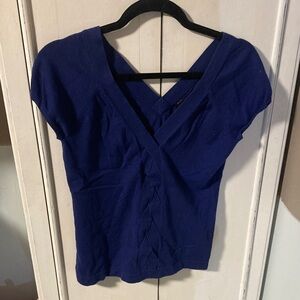 Banana Republic Royal Blue Women's top petite medium
